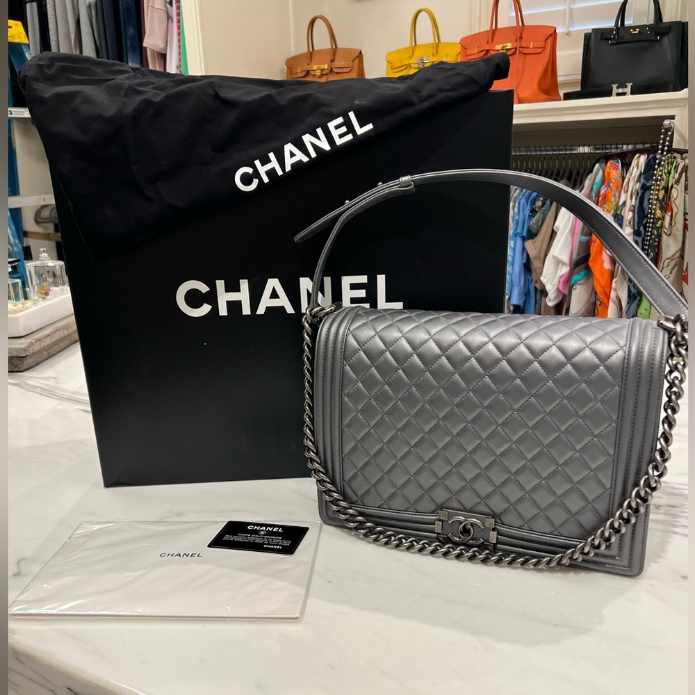 Chanel Quilted Boy Bag